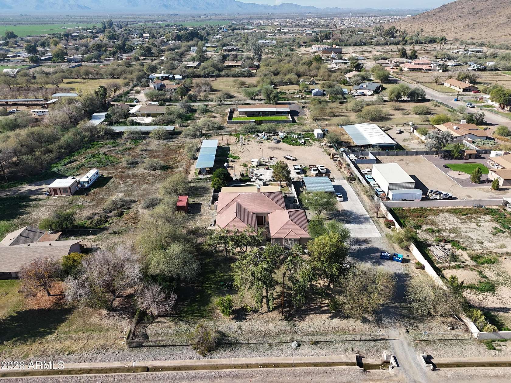 1.63 Acres of Residential Land with Home for Sale in Laveen, Arizona