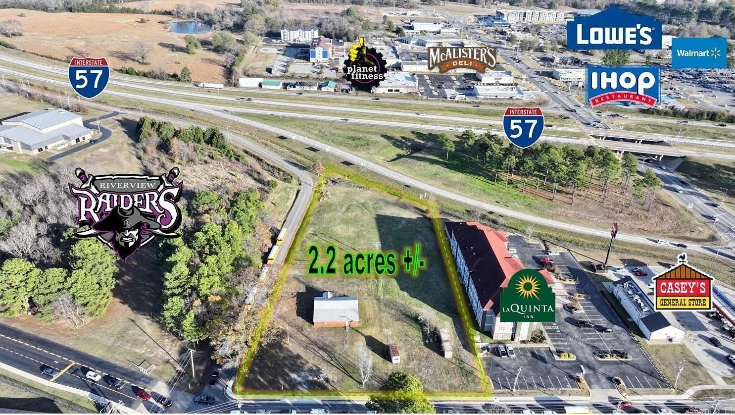 2.3 Acres of Improved Commercial Land for Sale in Searcy, Arkansas