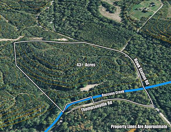 43 Acres of Recreational Land for Sale in Vinton, Ohio