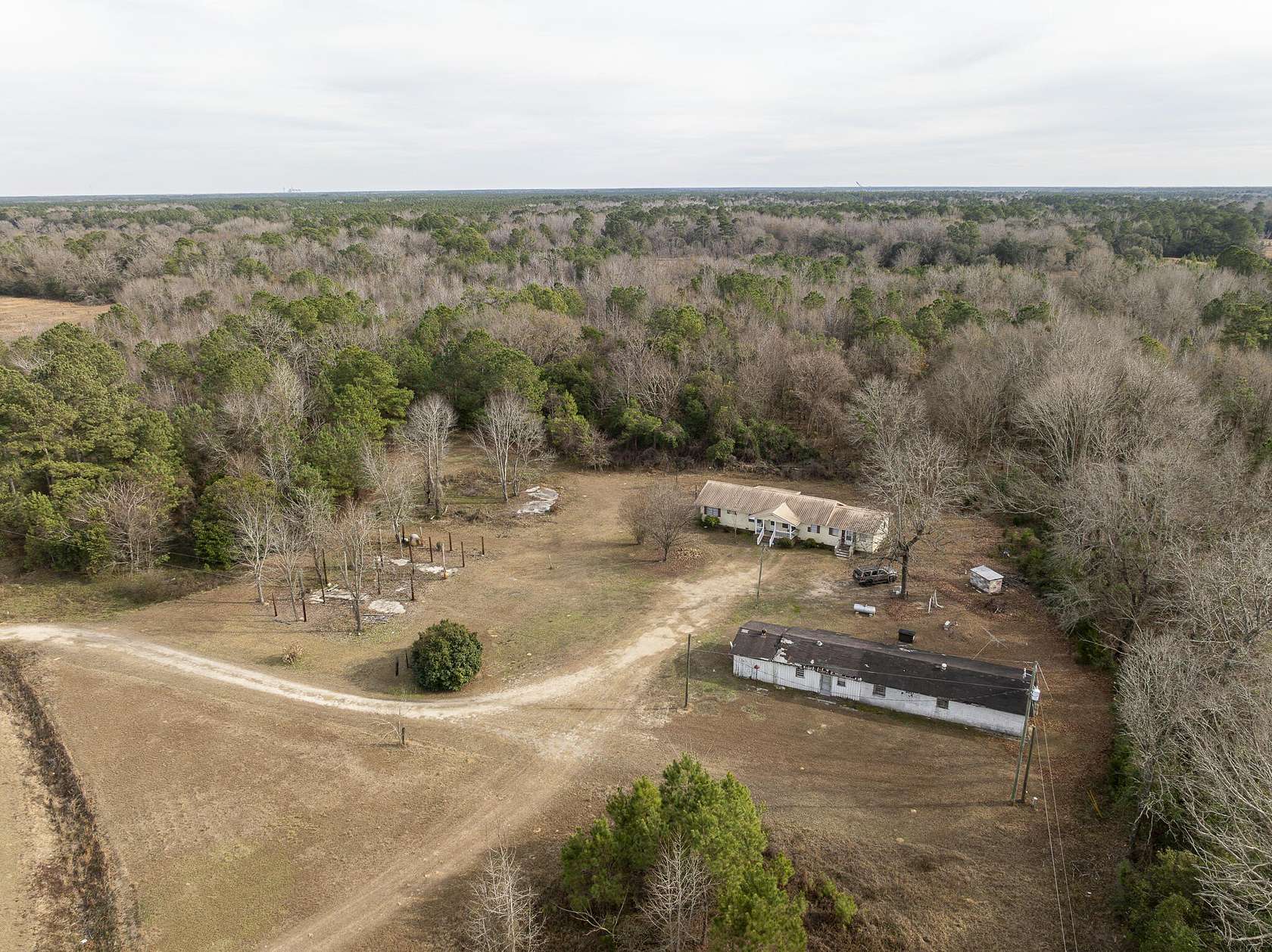 7.1 Acres of Land with Home for Sale in Eutawville, South Carolina