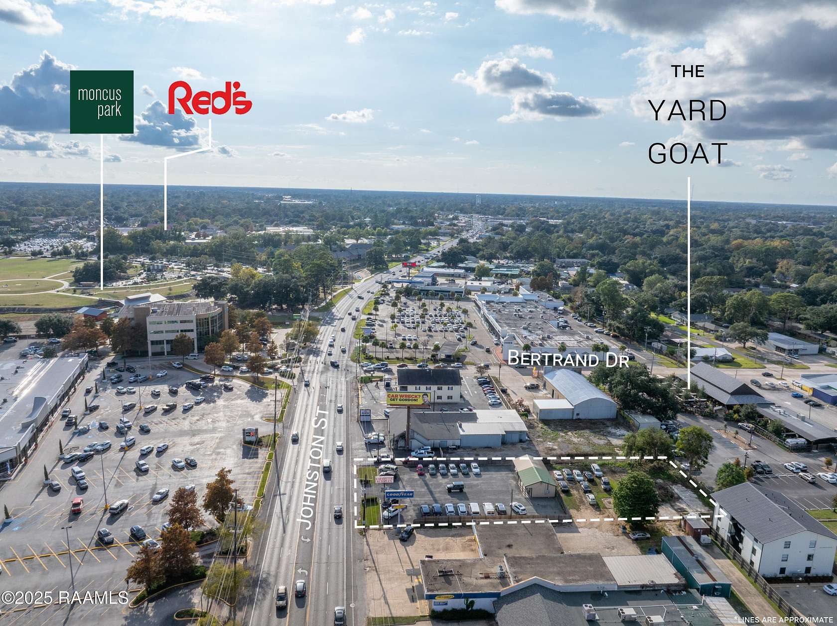 0.64 Acres of Commercial Land for Sale in Lafayette, Louisiana