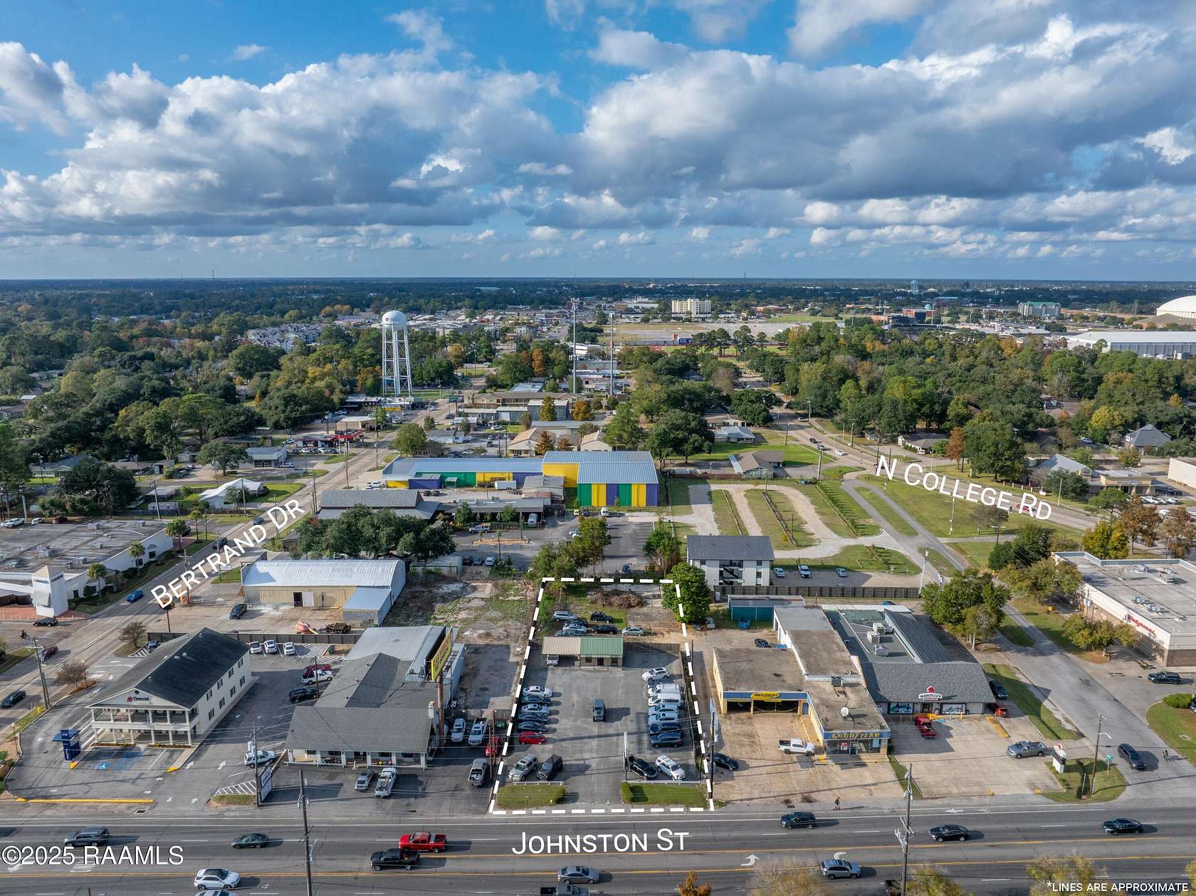 0.64 Acres of Commercial Land for Sale in Lafayette, Louisiana