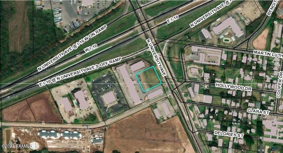 0.92 Acres of Commercial Land for Sale in Lafayette, Louisiana