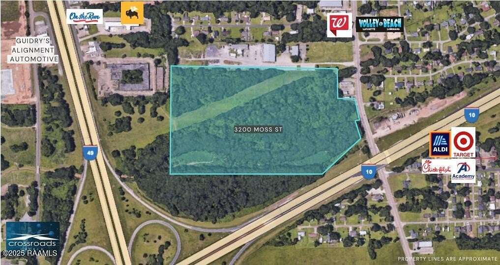 39.7 Acres of Mixed-Use Land for Sale in Lafayette, Louisiana