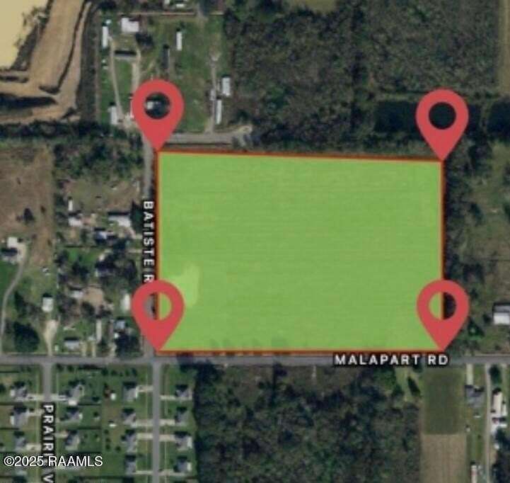 15.8 Acres of Land for Sale in Lafayette, Louisiana