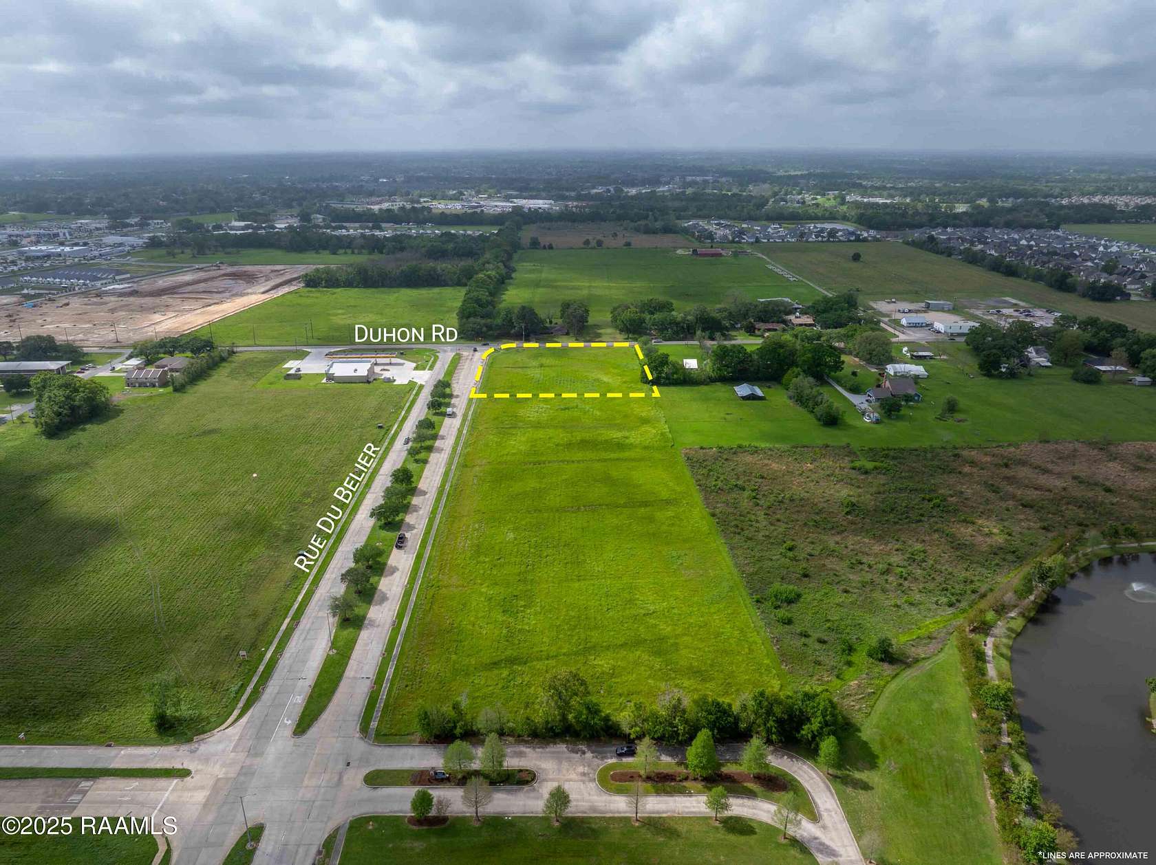 1.5 Acres of Commercial Land for Sale in Lafayette, Louisiana