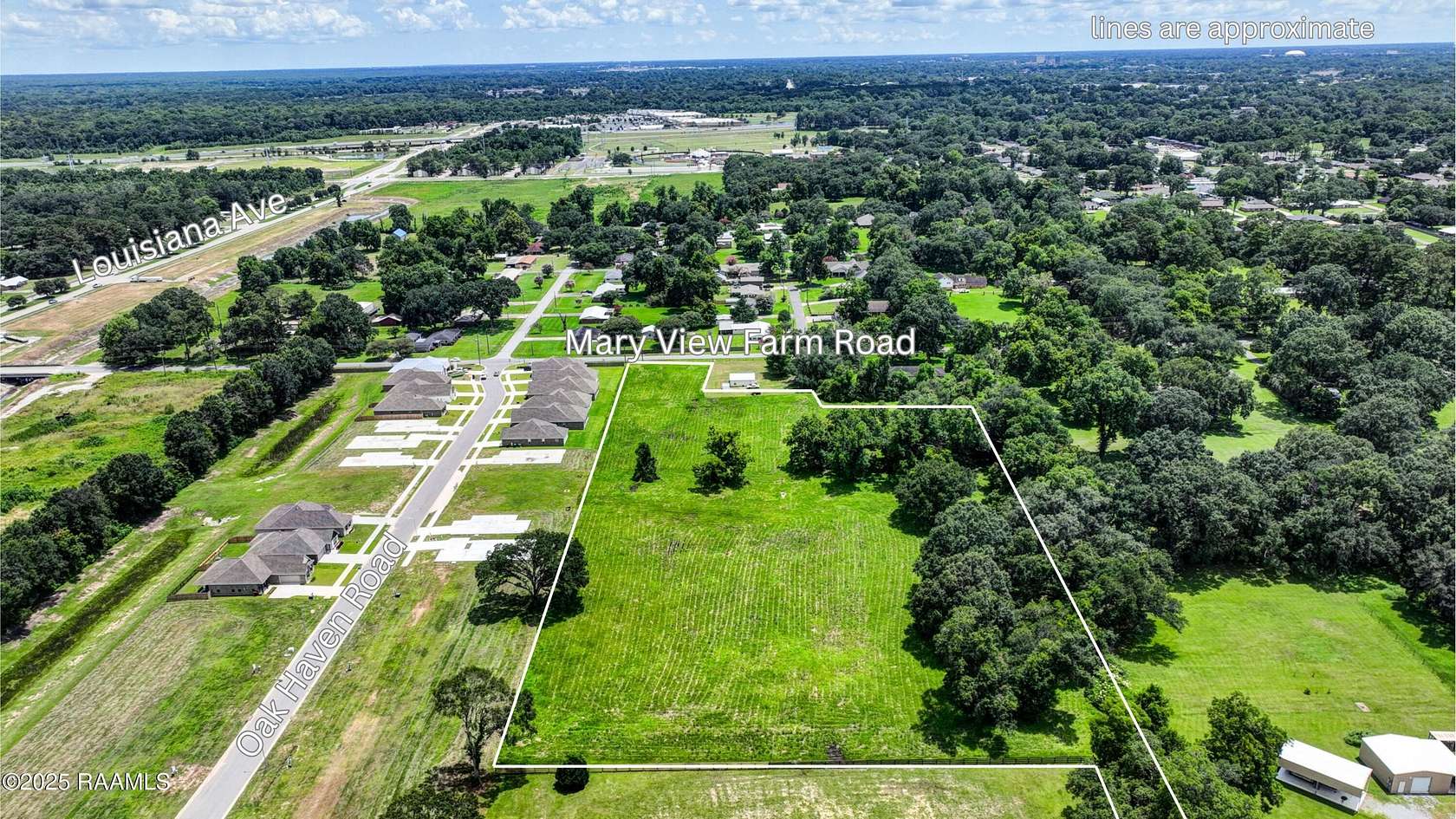 7 Acres of Residential Land for Sale in Lafayette, Louisiana