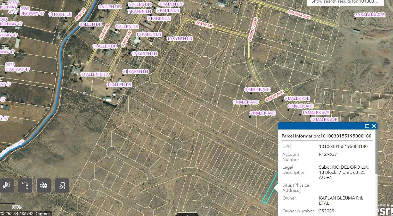 0.25 Acres of Land for Sale in Rio Communities, New Mexico