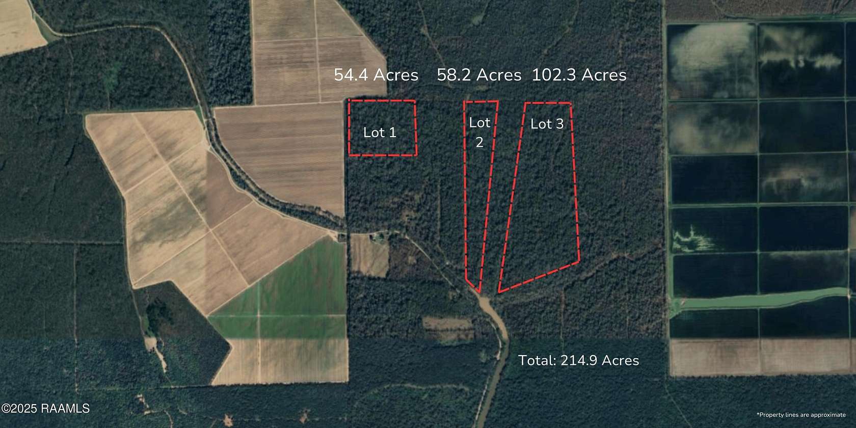 102 Acres of Recreational Land for Sale in Melville, Louisiana
