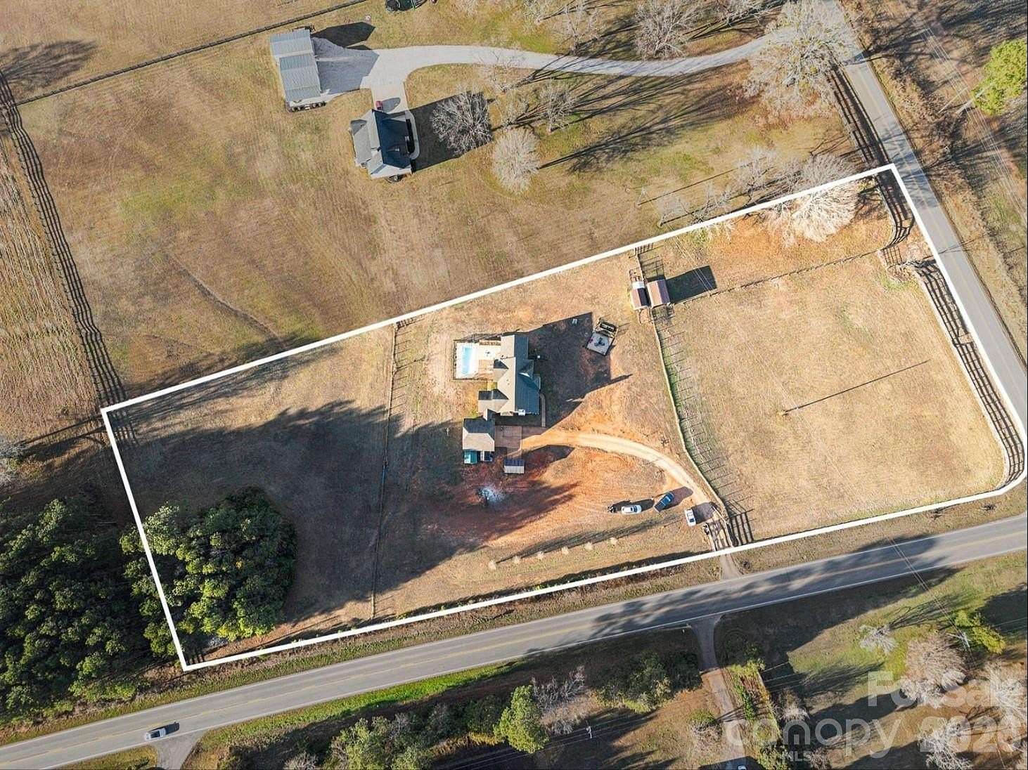 5 Acres of Land with Home for Sale in McConnells, South Carolina