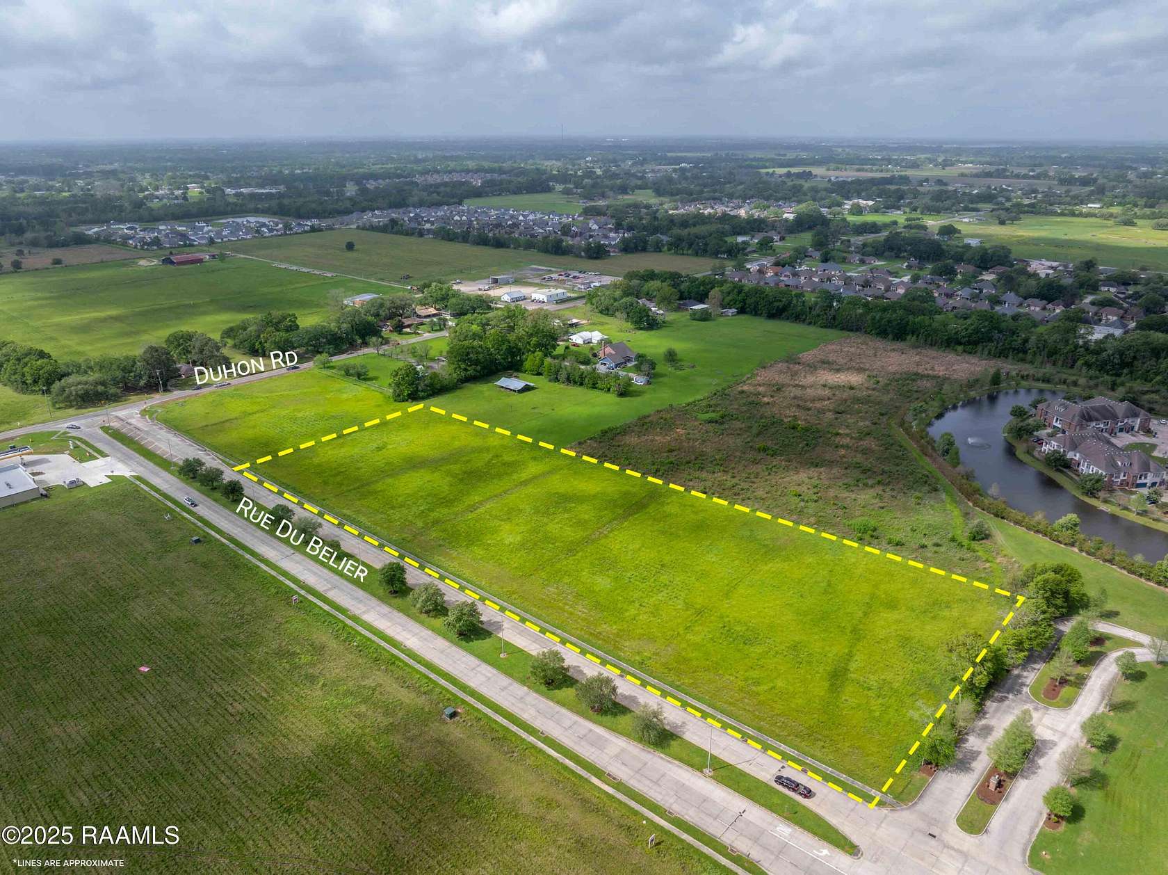 6.6 Acres of Land for Sale in Lafayette, Louisiana