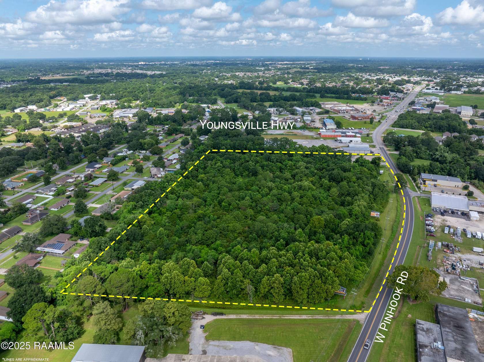 14.8 Acres of Land for Sale in Lafayette, Louisiana