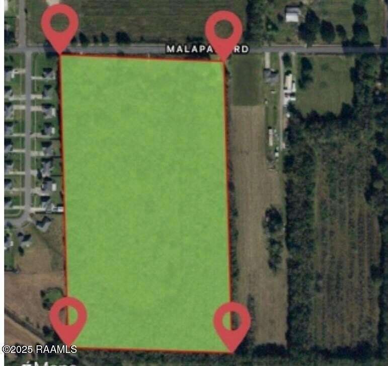 16.6 Acres of Land for Sale in Lafayette, Louisiana