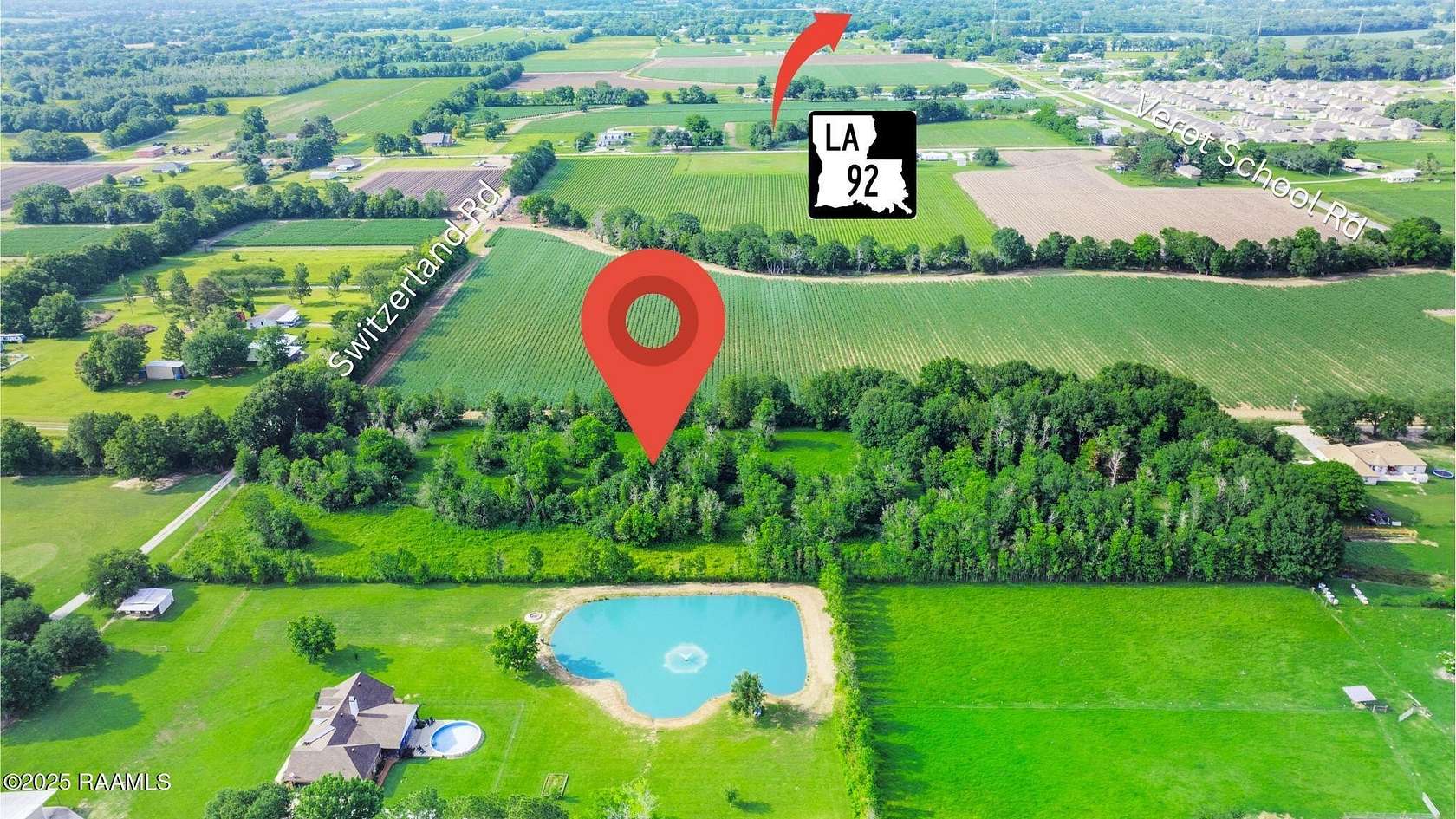 3.58 Acres of Land for Sale in Youngsville, Louisiana