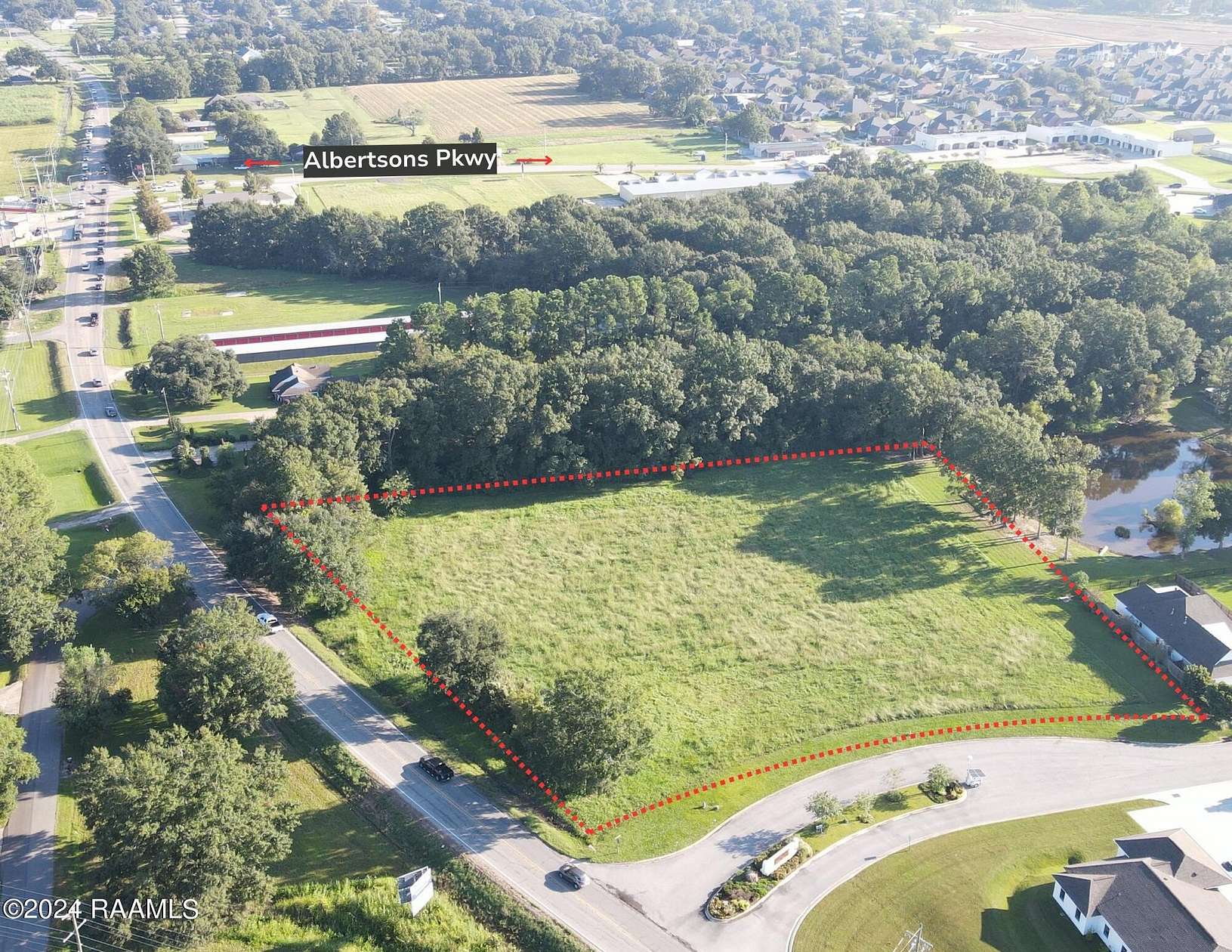 3 Acres of Commercial Land for Sale in Broussard, Louisiana