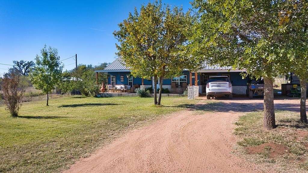 7.7 Acres of Land with Home for Sale in Mason, Texas