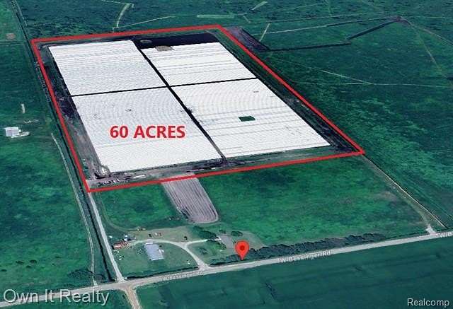 60 Acres of Improved Land for Sale in Turner, Michigan