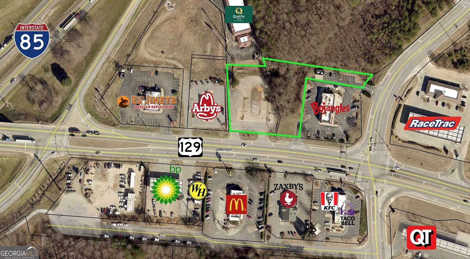 1.59 Acres of Commercial Land for Sale in Jefferson, Georgia