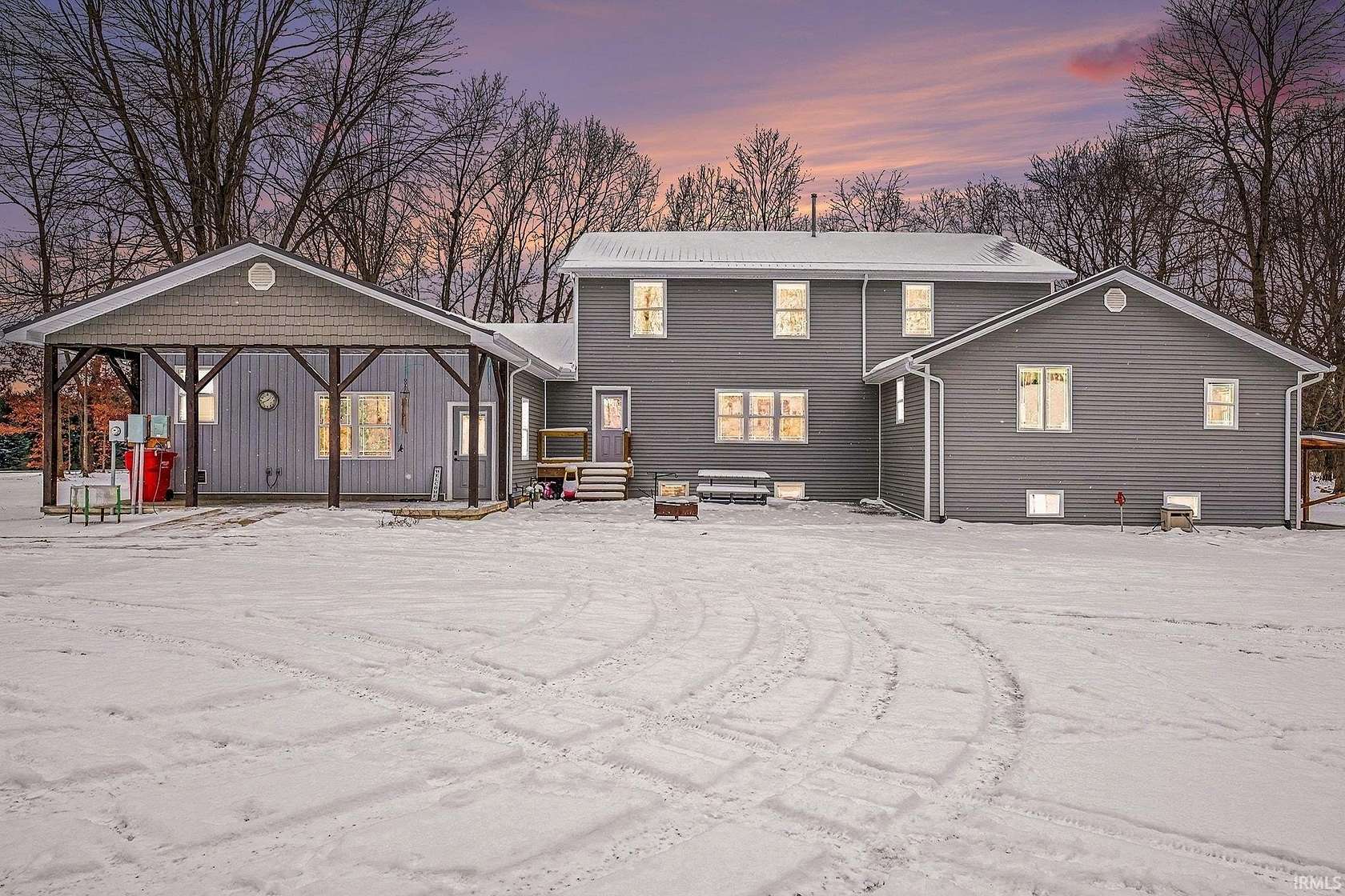 3 Acres of Residential Land with Home for Auction in Middlebury, Indiana