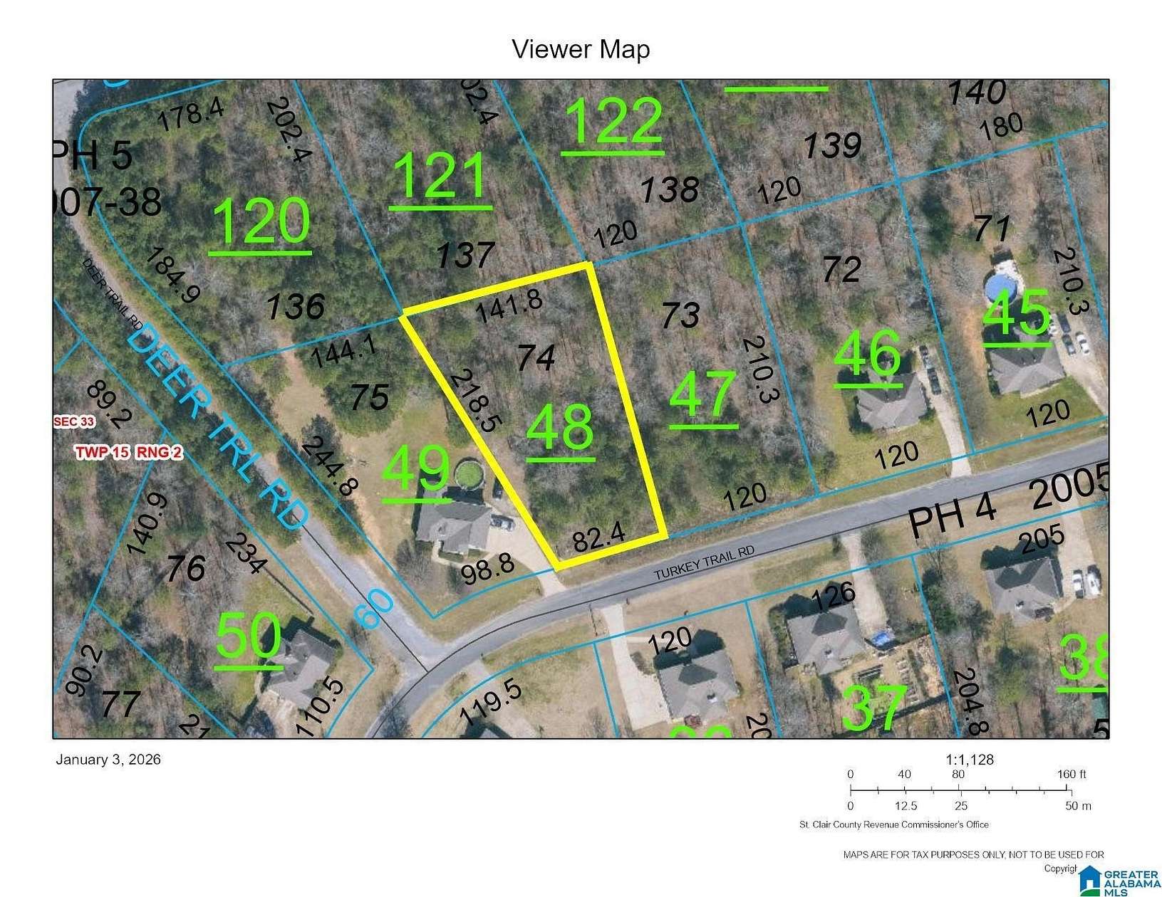 0.54 Acres of Residential Land for Sale in Odenville, Alabama