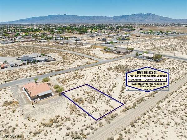 0.2 Acres of Residential Land for Sale in Pahrump, Nevada