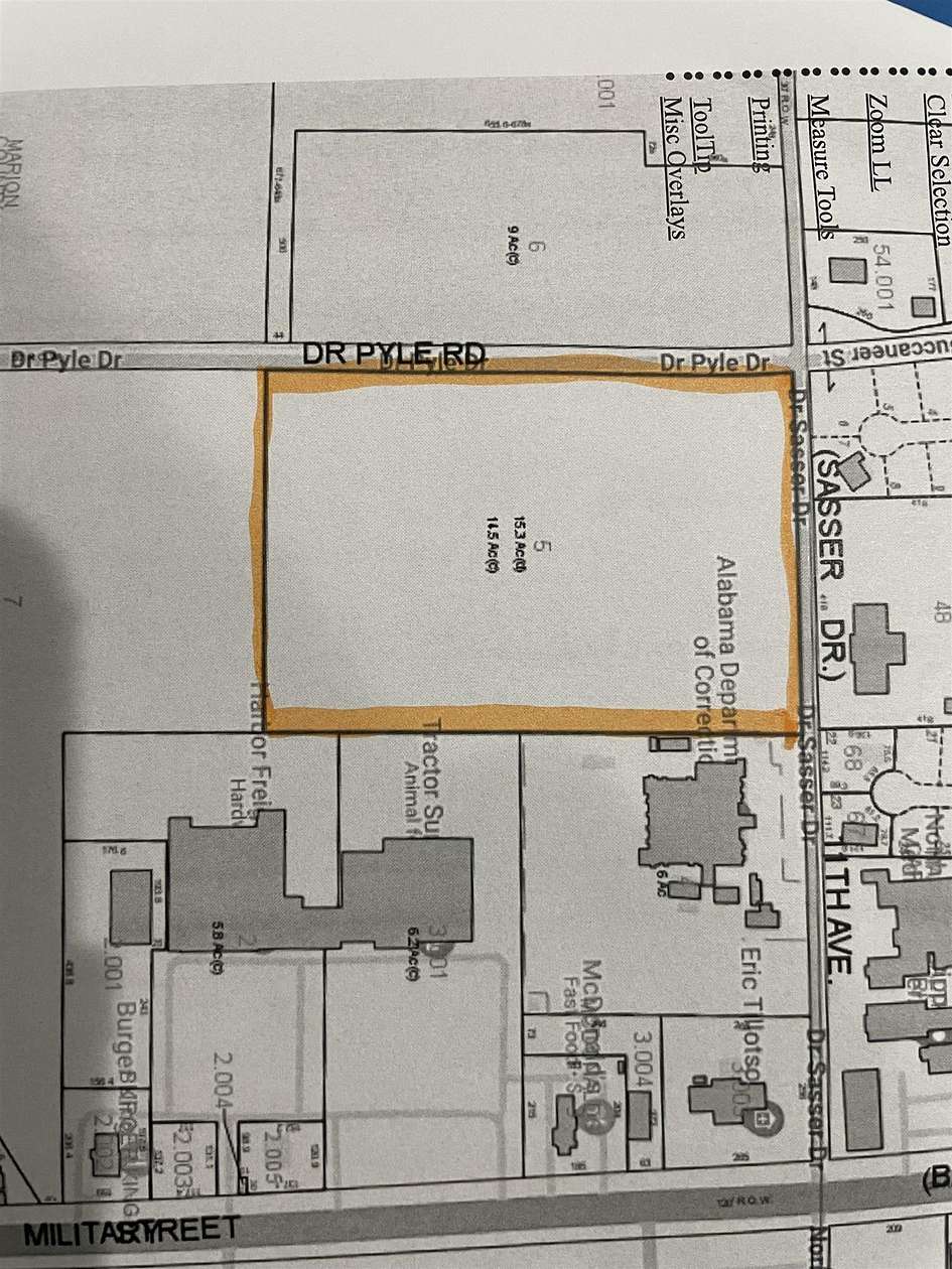 14.5 Acres of Commercial Land for Sale in Hamilton, Alabama