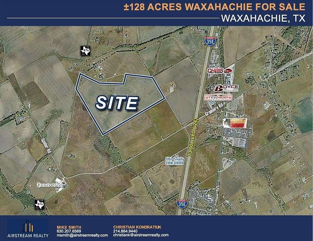 129 Acres of Land for Sale in Waxahachie, Texas