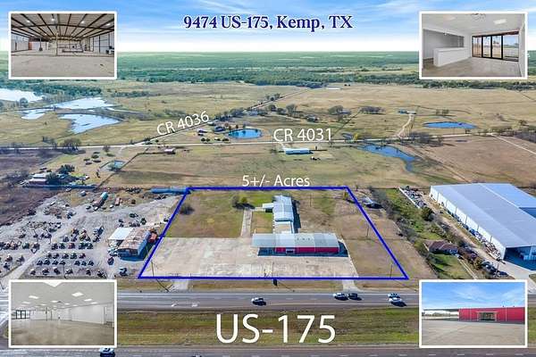 5 Acres of Commercial Land for Sale in Kemp, Texas