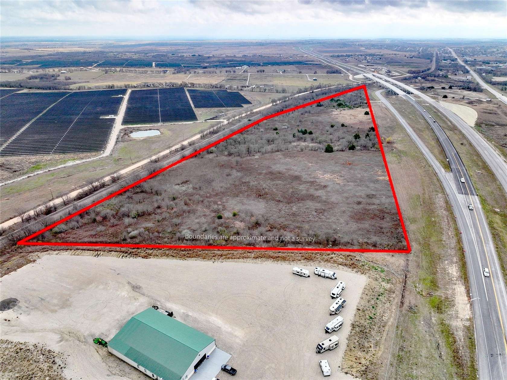 27.3 Acres of Mixed-Use Land for Sale in Rogers, Texas
