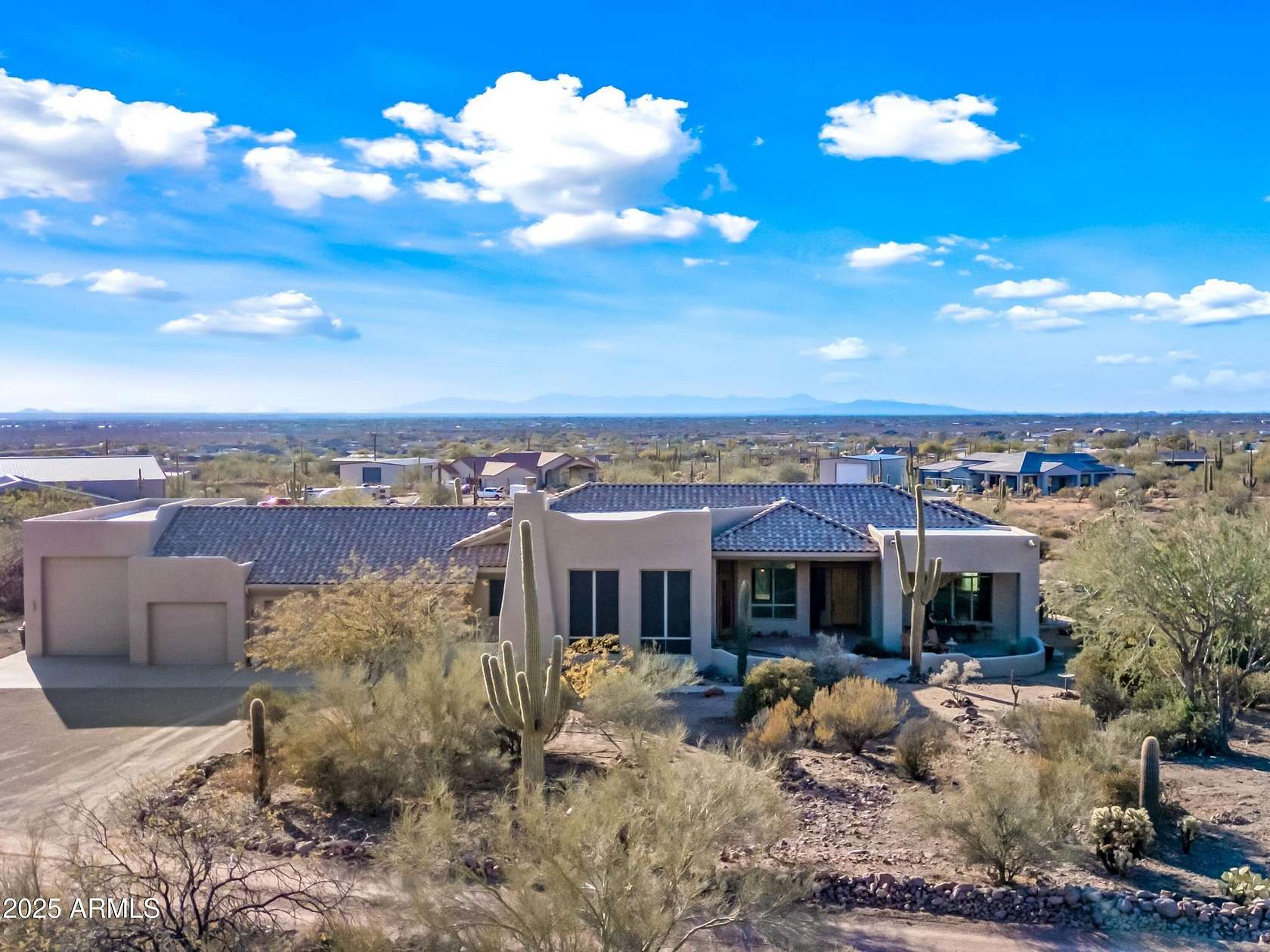 2.5 Acres of Residential Land with Home for Sale in Apache Junction, Arizona
