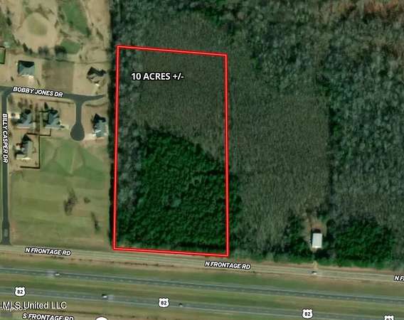 10 Acres of Commercial Land for Lease in Columbus, Mississippi