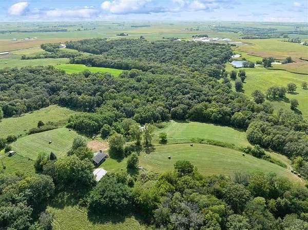61 Acres of Land with Home for Sale in Union Township, Iowa