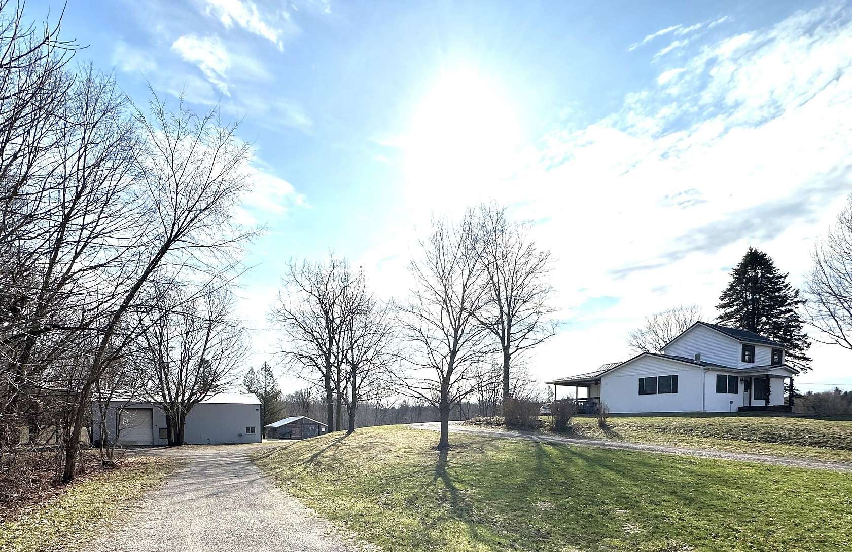 3.25 Acres of Land with Home for Sale in Lawrence, Michigan