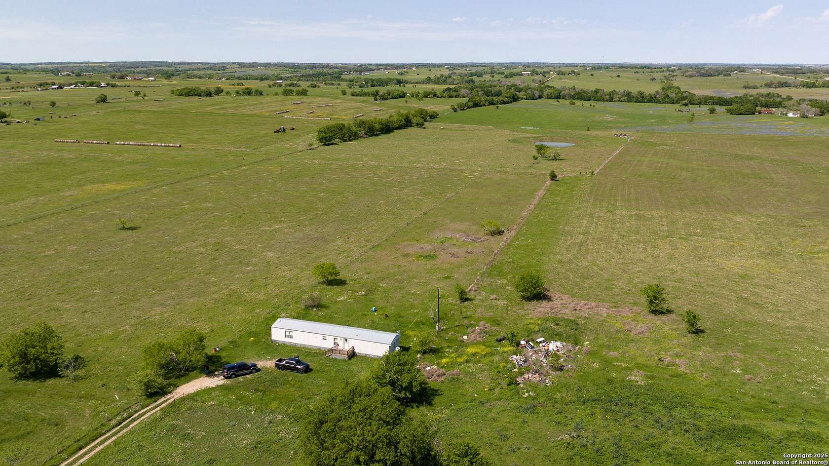 2.43 Acres of Residential Land with Home for Sale in Moulton, Texas