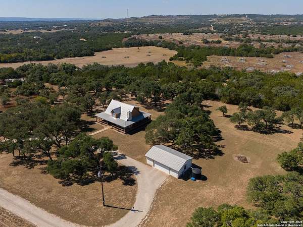 10.1 Acres of Land with Home for Sale in Blanco, Texas