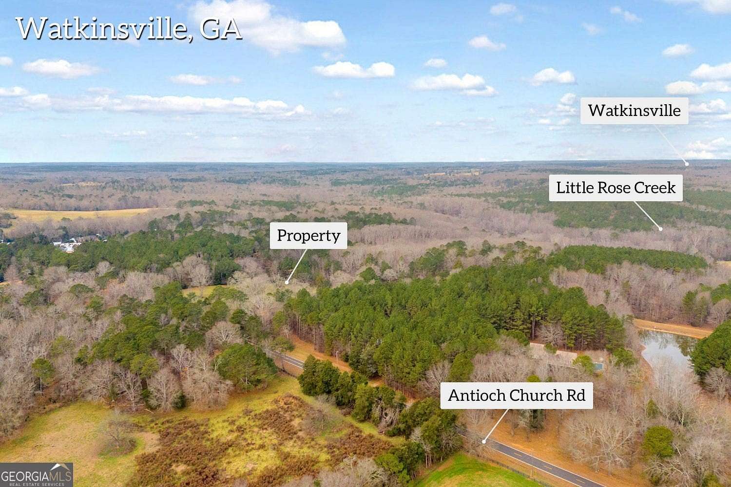 53.4 Acres of Recreational Land for Sale in Watkinsville, Georgia