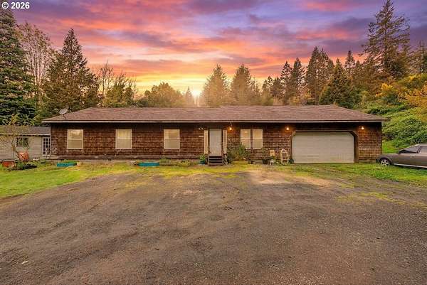 3.59 Acres of Land with Home for Sale in Coos Bay, Oregon