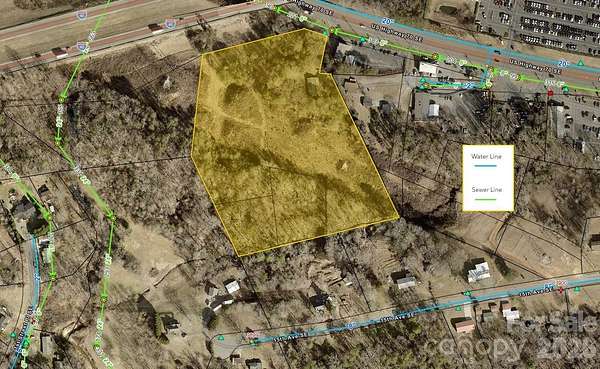 9.17 Acres of Commercial Land for Sale in Hickory, North Carolina