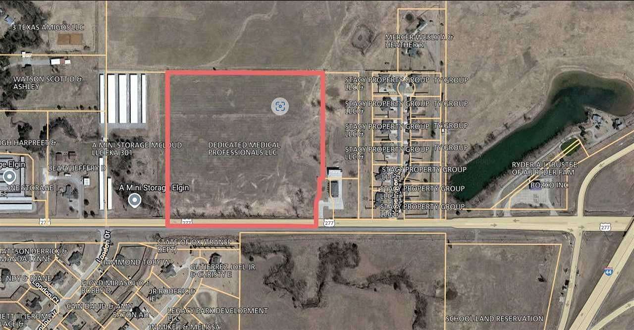 10 Acres of Commercial Land for Sale in Elgin, Oklahoma