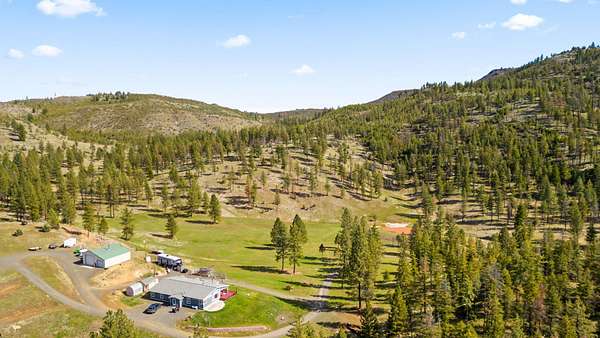 40.6 Acres of Agricultural Land with Home for Sale in Fossil, Oregon