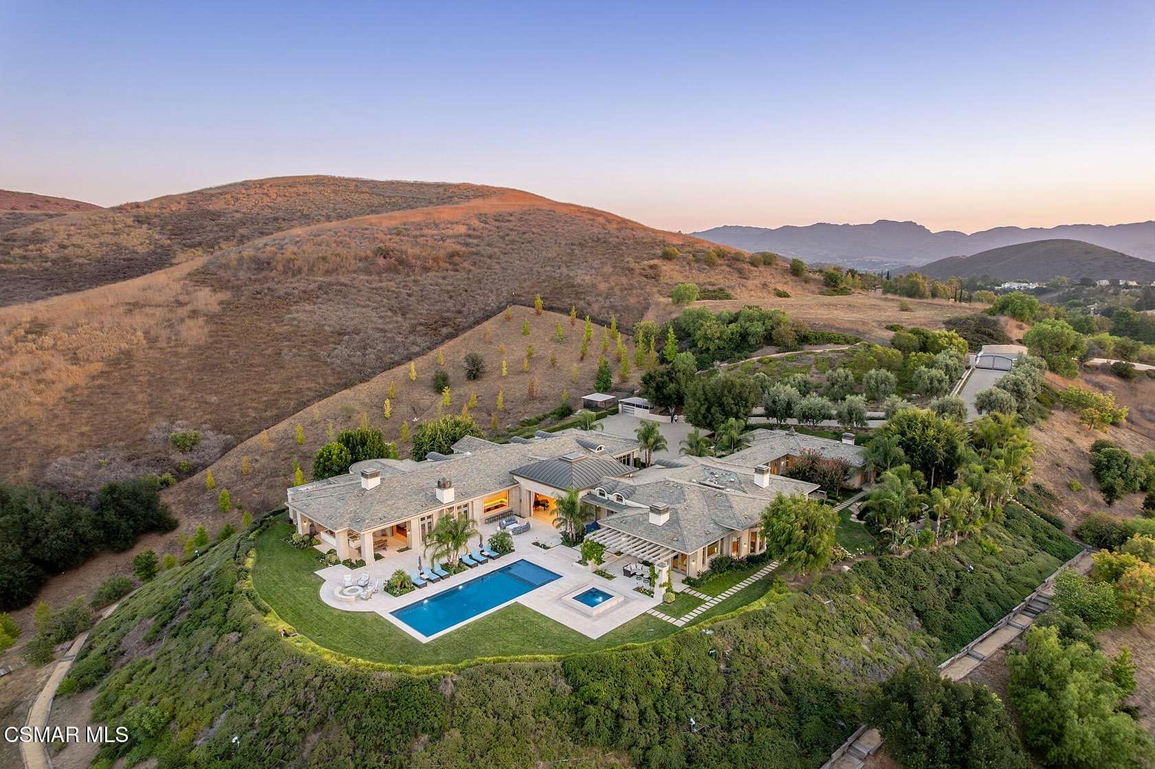 6 Acres of Residential Land with Home for Sale in Westlake Village, California