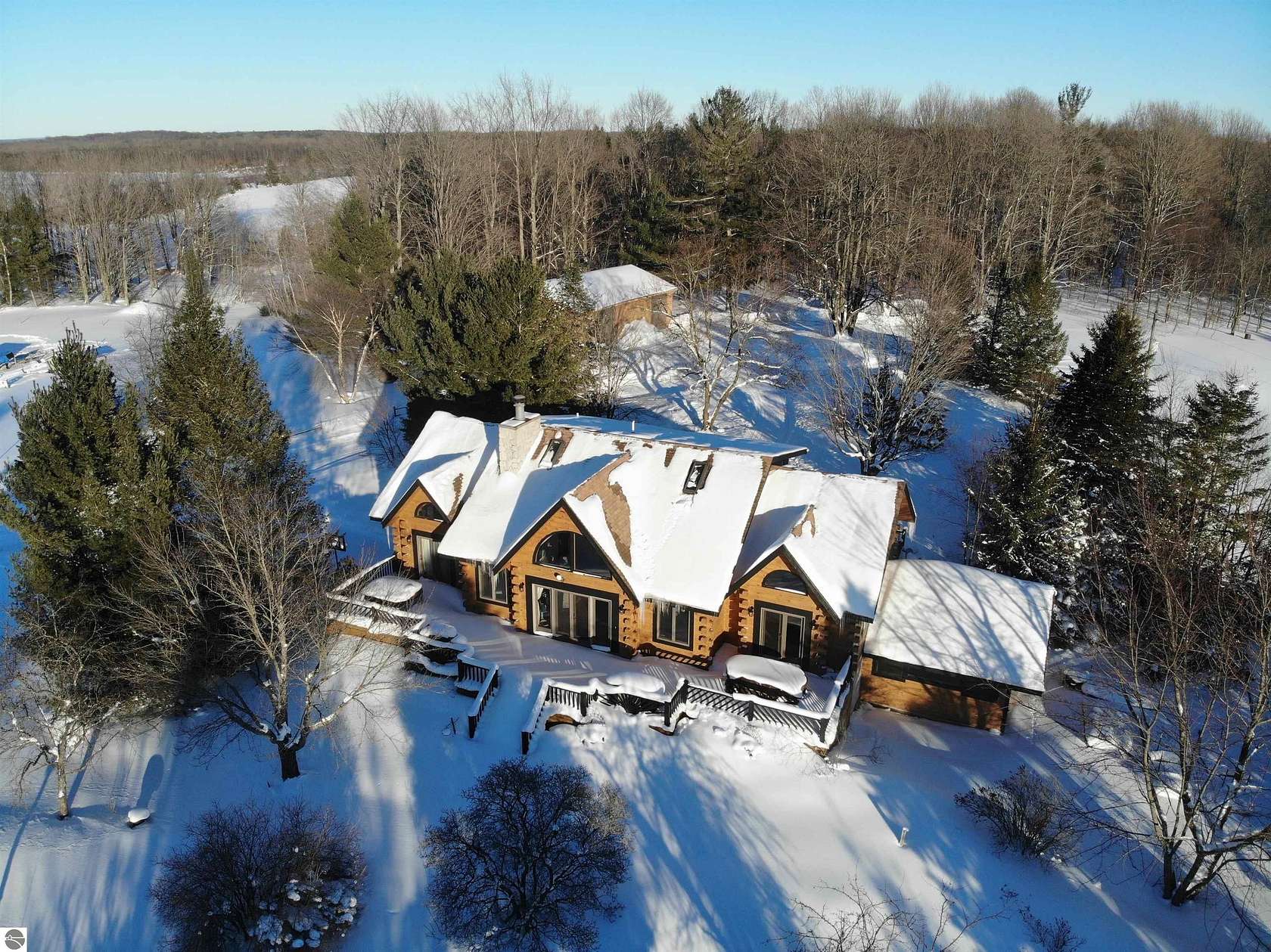 63 Acres of Land with Home for Sale in Fife Lake, Michigan