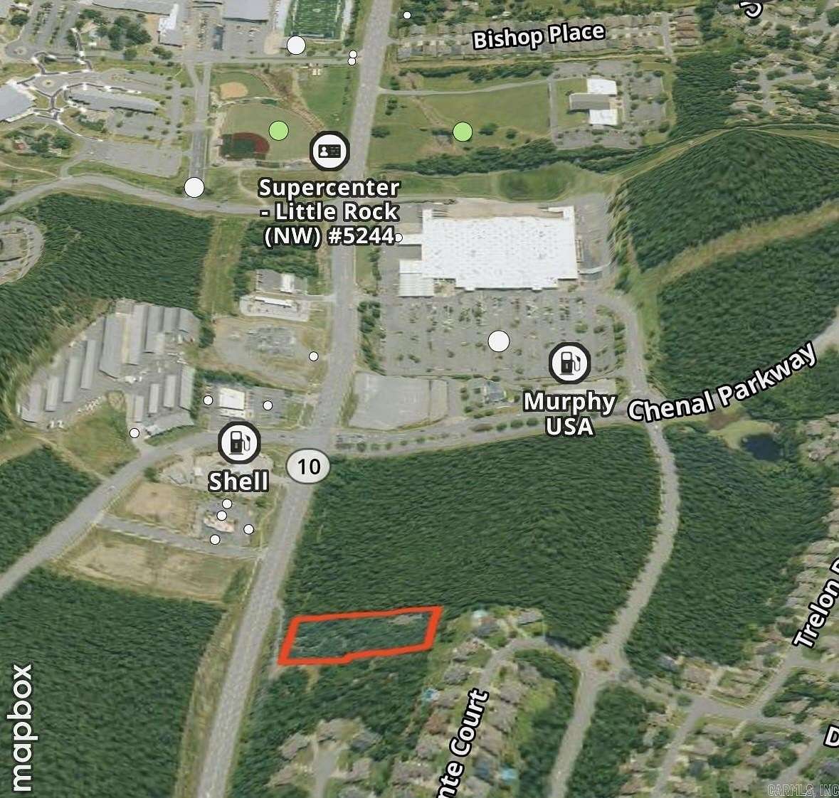 1.9 Acres of Improved Commercial Land for Sale in Little Rock, Arkansas