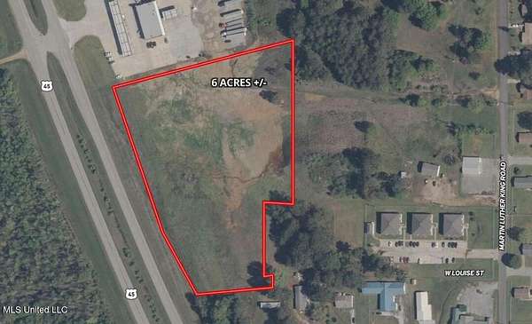 6 Acres of Commercial Land for Sale in Amory, Mississippi