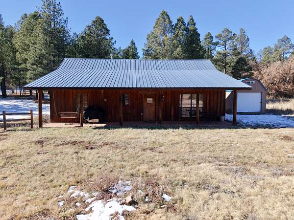 12.6 Acres of Recreational Land with Home for Sale in Ocate, New Mexico