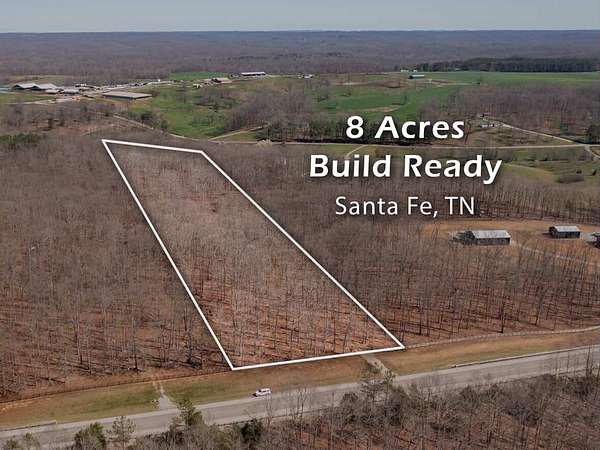 8 Acres of Residential Land for Sale in Santa Fe, Tennessee