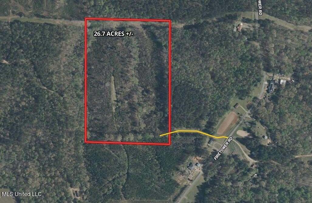 26.7 Acres of Recreational Land for Sale in Smithville, Mississippi