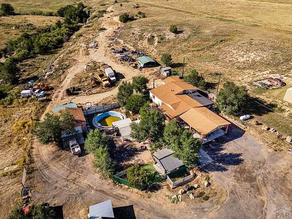6.78 Acres of Land with Home for Sale in Pueblo, Colorado