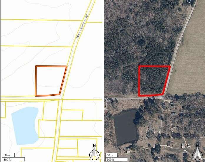 3 Acres of Residential Land for Sale in Aberdeen, Mississippi