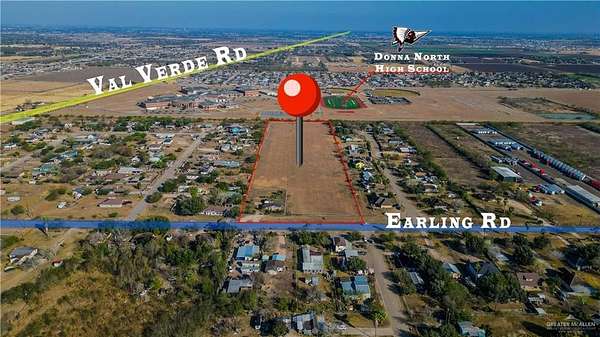 9.85 Acres of Mixed-Use Land for Sale in Donna, Texas